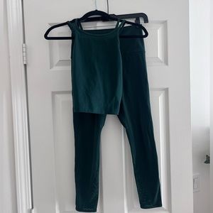 Emerald green Lorna Jane Set